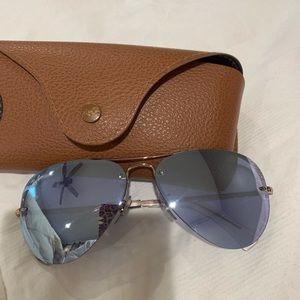 Ray-Ban semi-rimless aviators